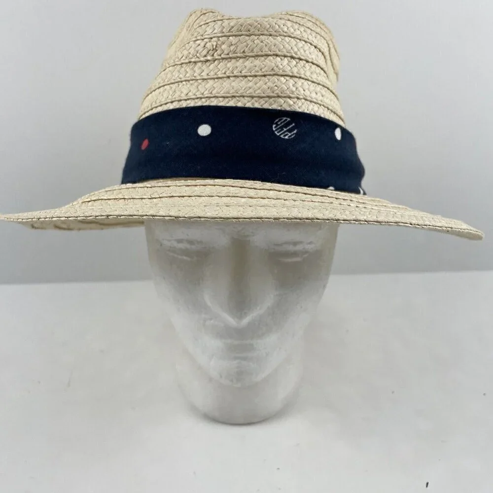 Columbia Paper Fedora Hat Women’s OS Decorative Band Wide Brim Sun Hat Hike
